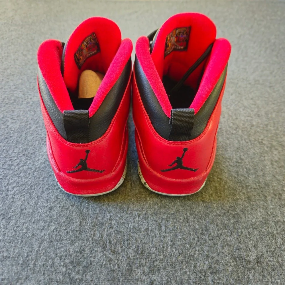 New! Air‎ Jordan 10 Retro 'Bulls Over Broadway' Gym Red Blk 705178-601 Mens Sz 8
